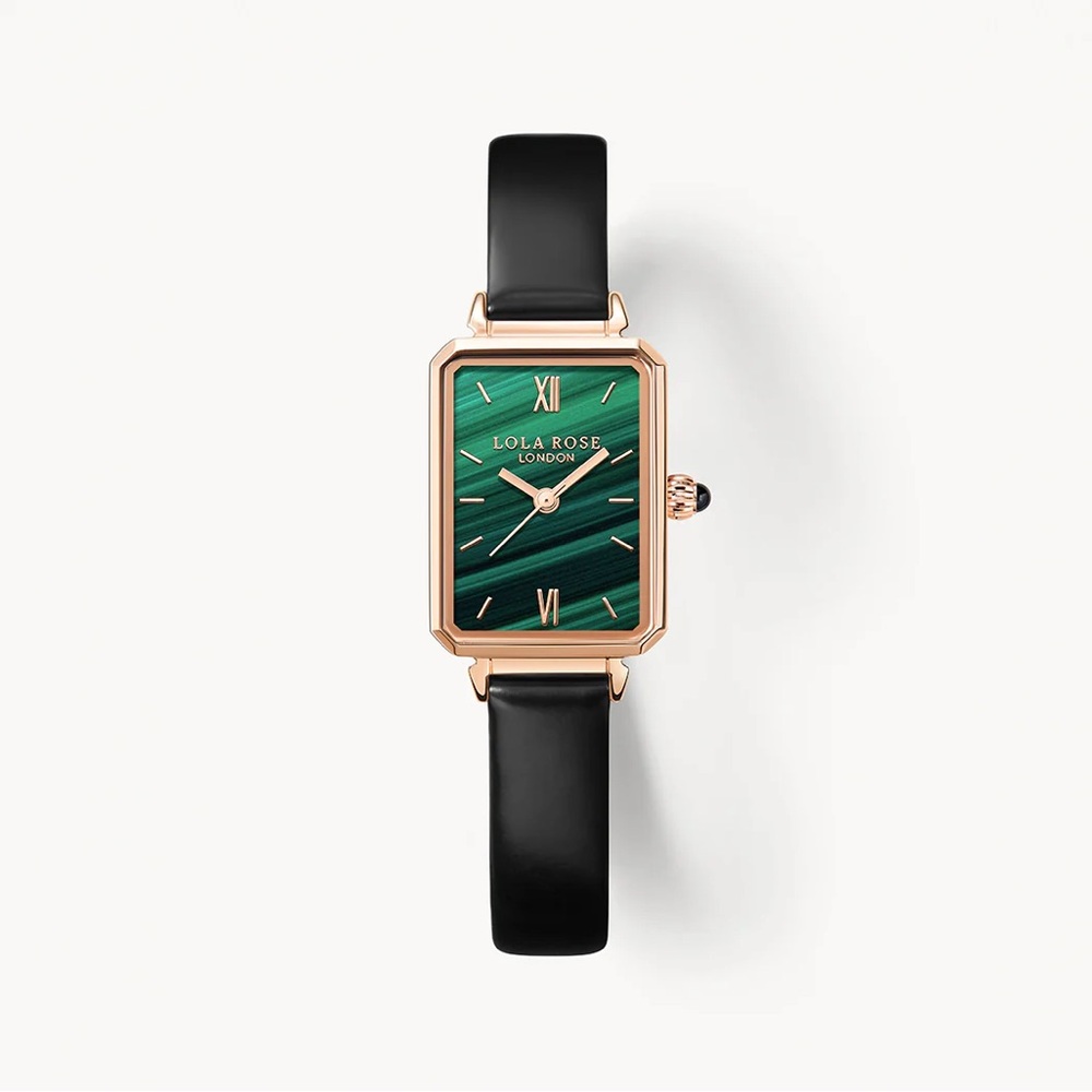 Lola Rose Malachite Textured Watch